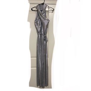 Jennifer Lopez Silver Jumpsuit. Brand New With Tags. Size Small